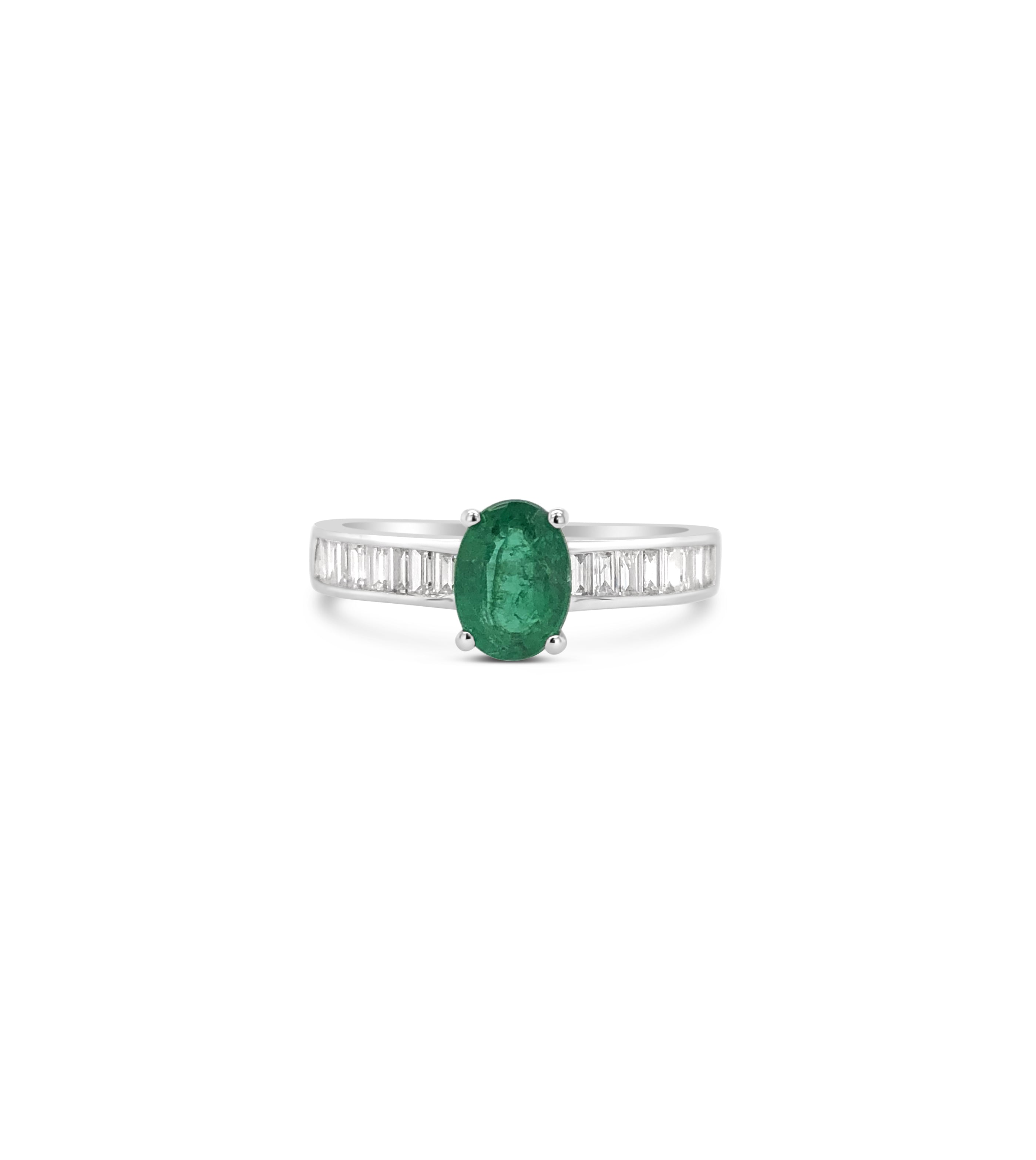 Emerald & Diamond Ring