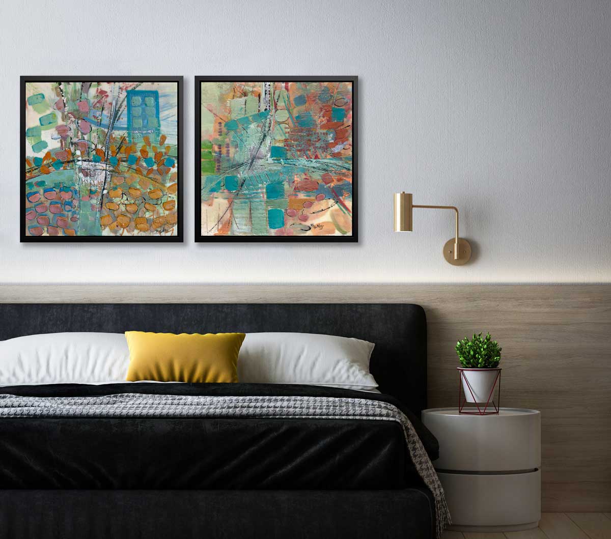 Rooftop Gardens - Open Edition Canvas Print