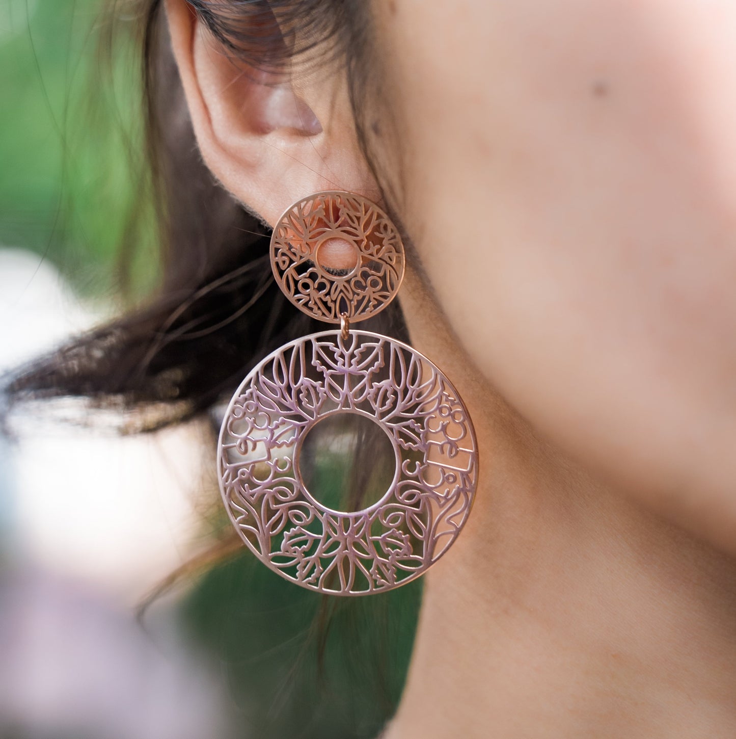 I Am Brave Drop Earrings