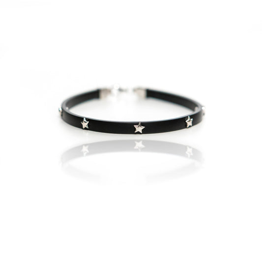 Star Studded Rubber Bracelet