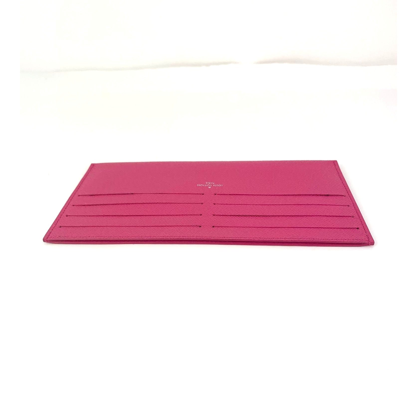 Louis Vuitton 8 Credit Card Insert Pink Leather wallet from Felicie