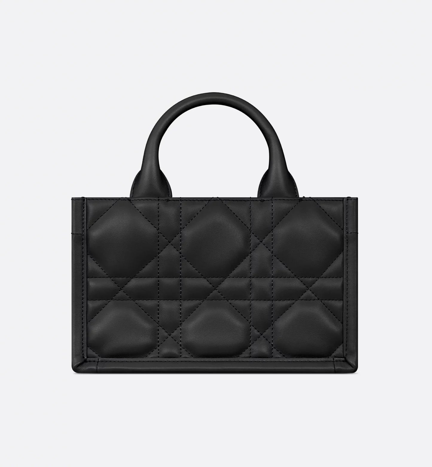 Mini Book Tote Black Macrocannage Calfskin