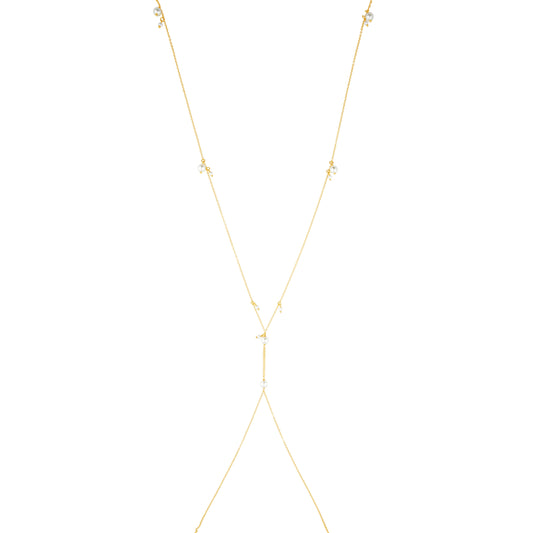 Sage Pearl Body Chain