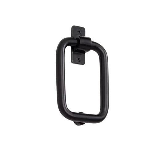 Minimalist Ring Door Knocker | Squared Ring Door Knocker | Handcrafted Modern Design for Stylish Entryways - Modern Door Knocker