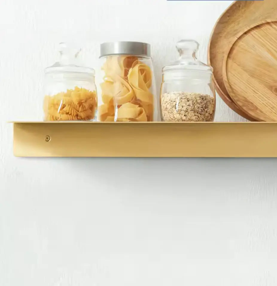 Solid Brass Bathroom Shelf