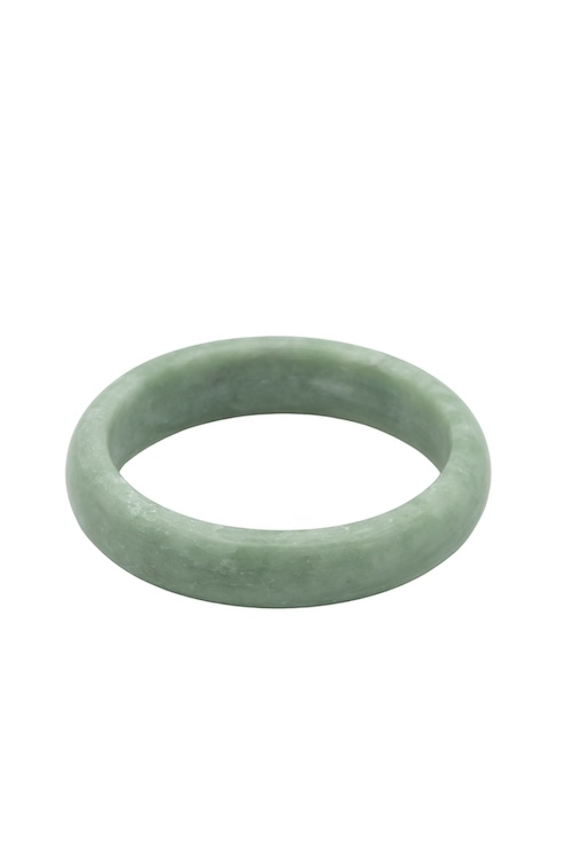 Tennis — Opaque Green Jade Stone Bangle