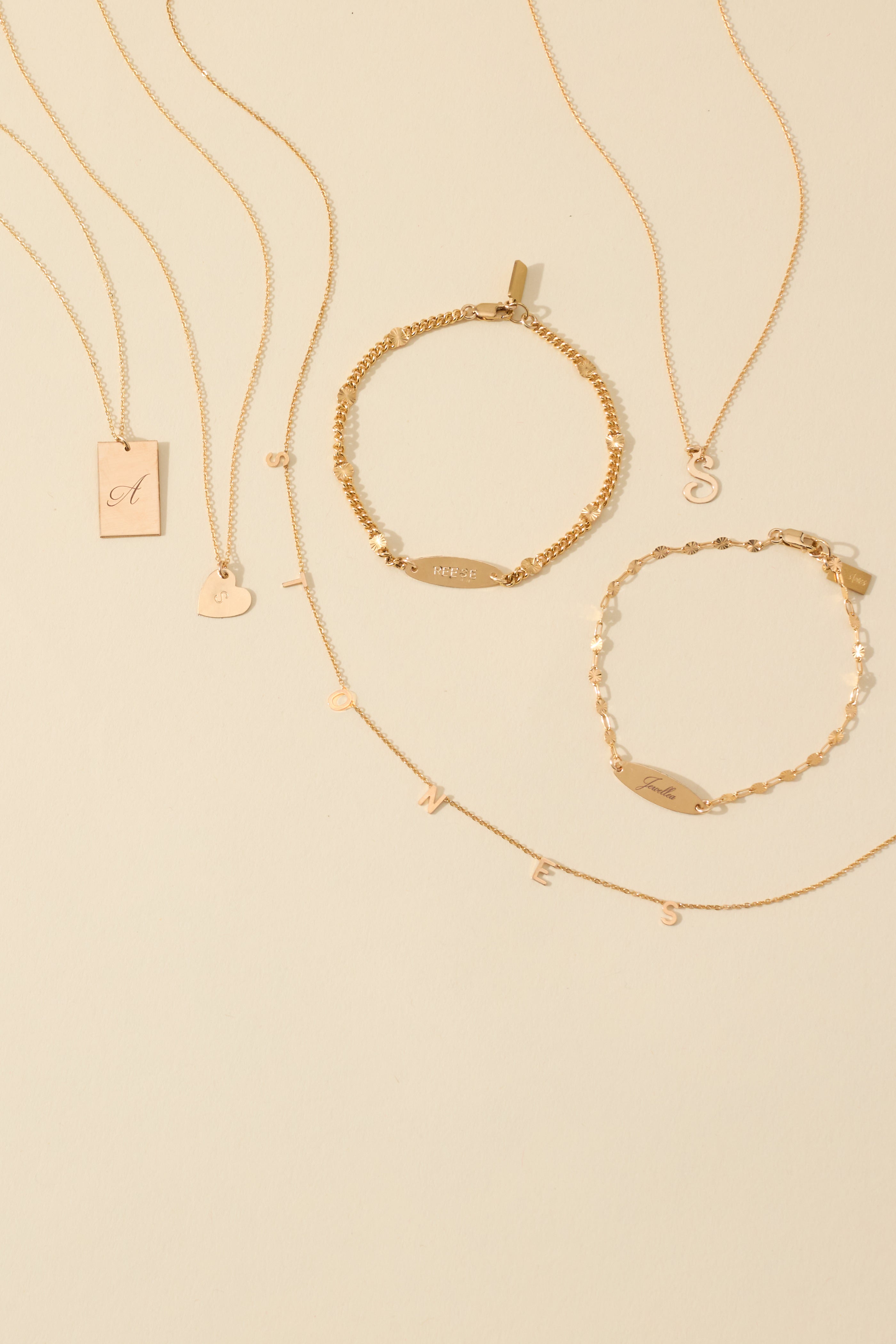 The First Layer - Sophia Initial Necklace