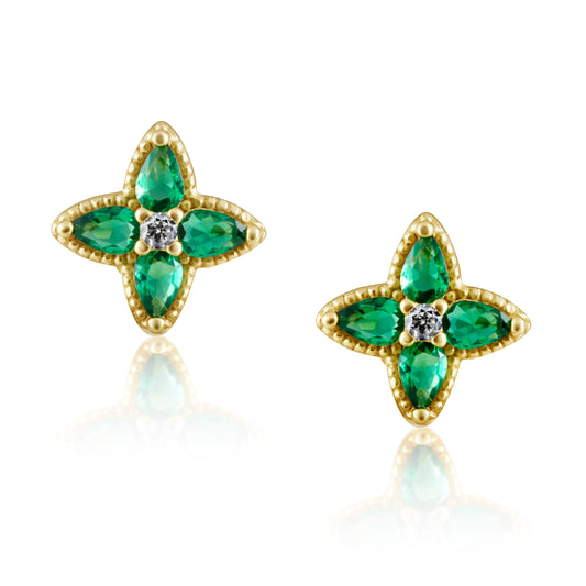 Shari Emerald Stud