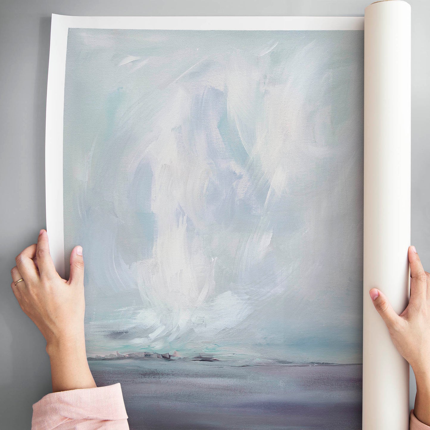 Smokey Quiet in the Distance - Canvas Print