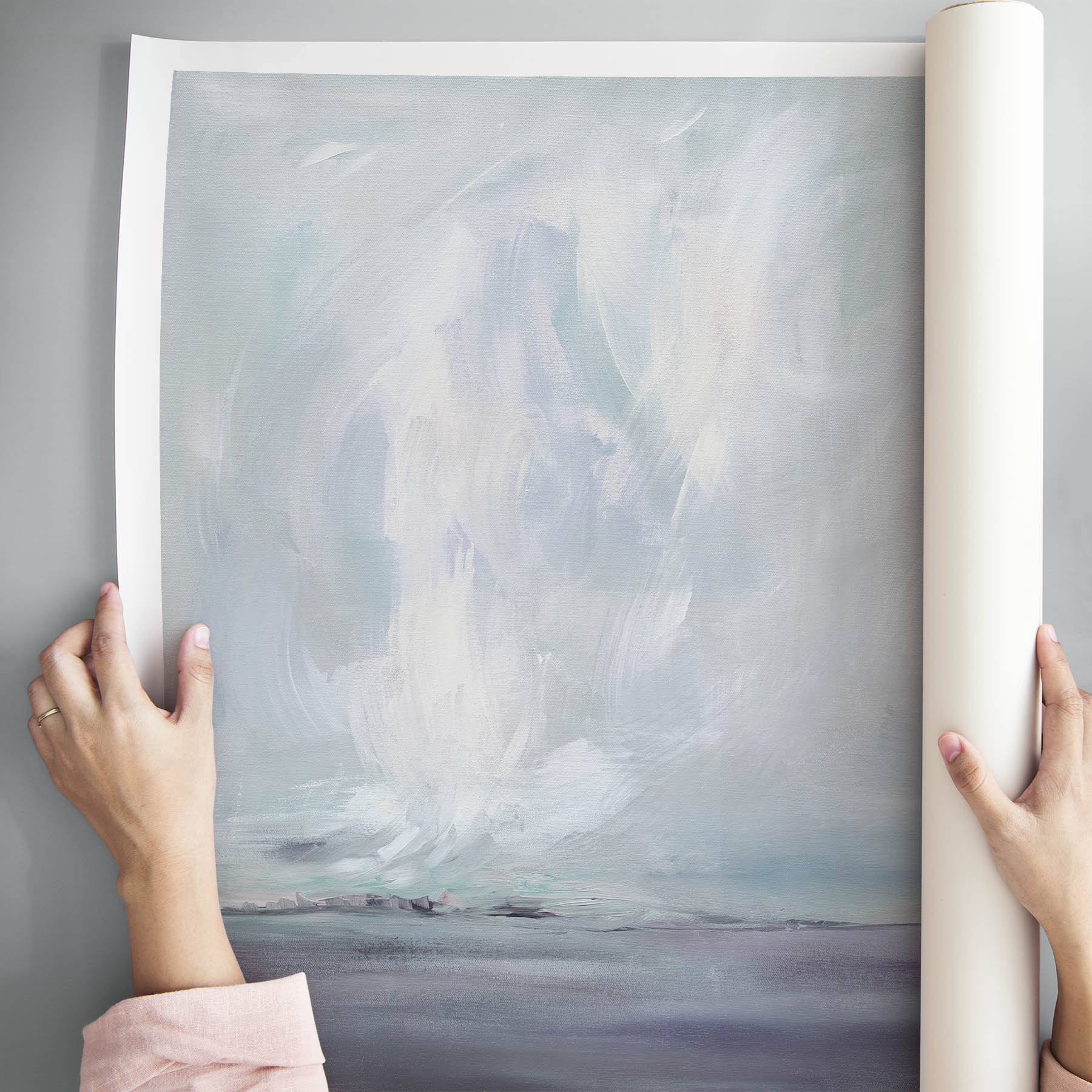 Smokey Quiet in the Distance - Canvas Print