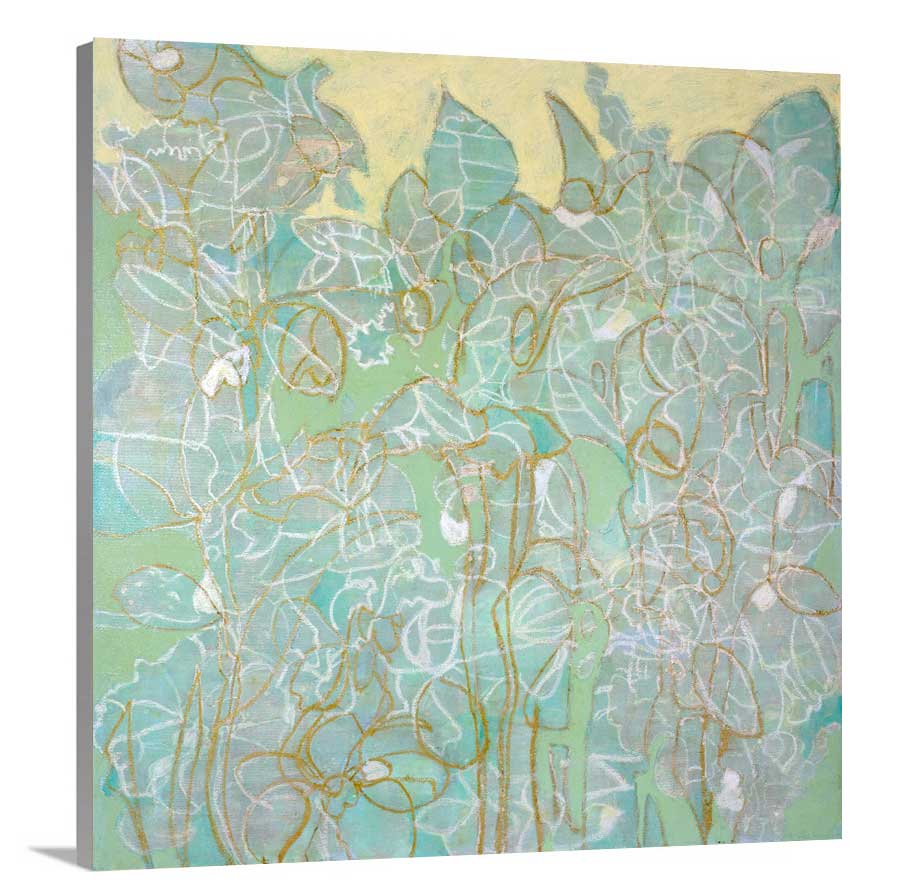 Sprites in the Garden - Open Edition Canvas Print