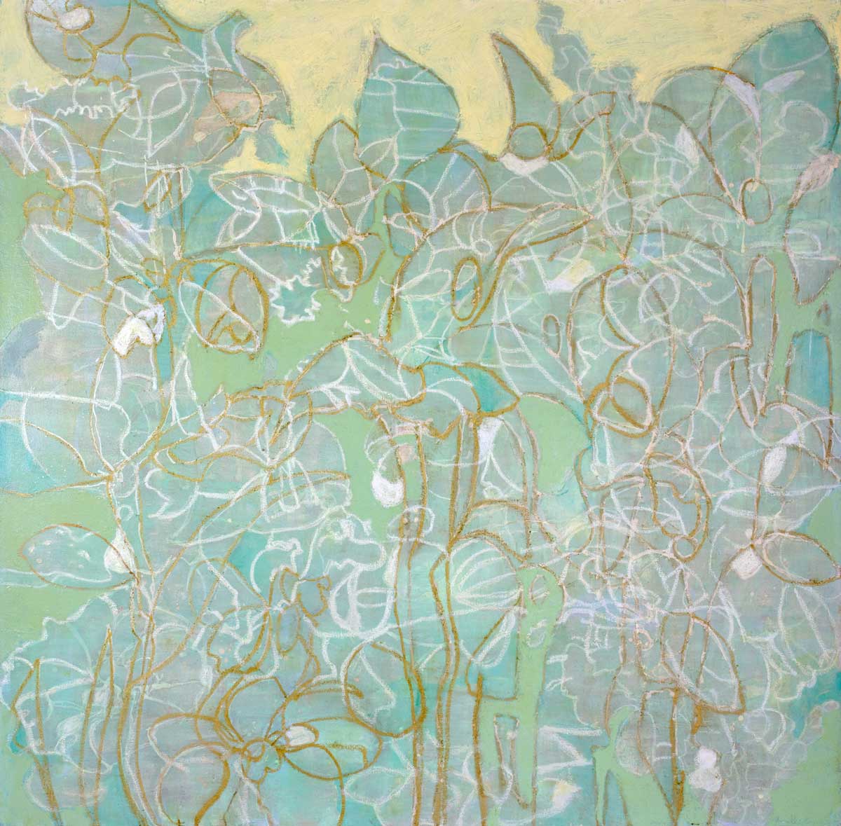 Sprites in the Garden - Open Edition Canvas Print