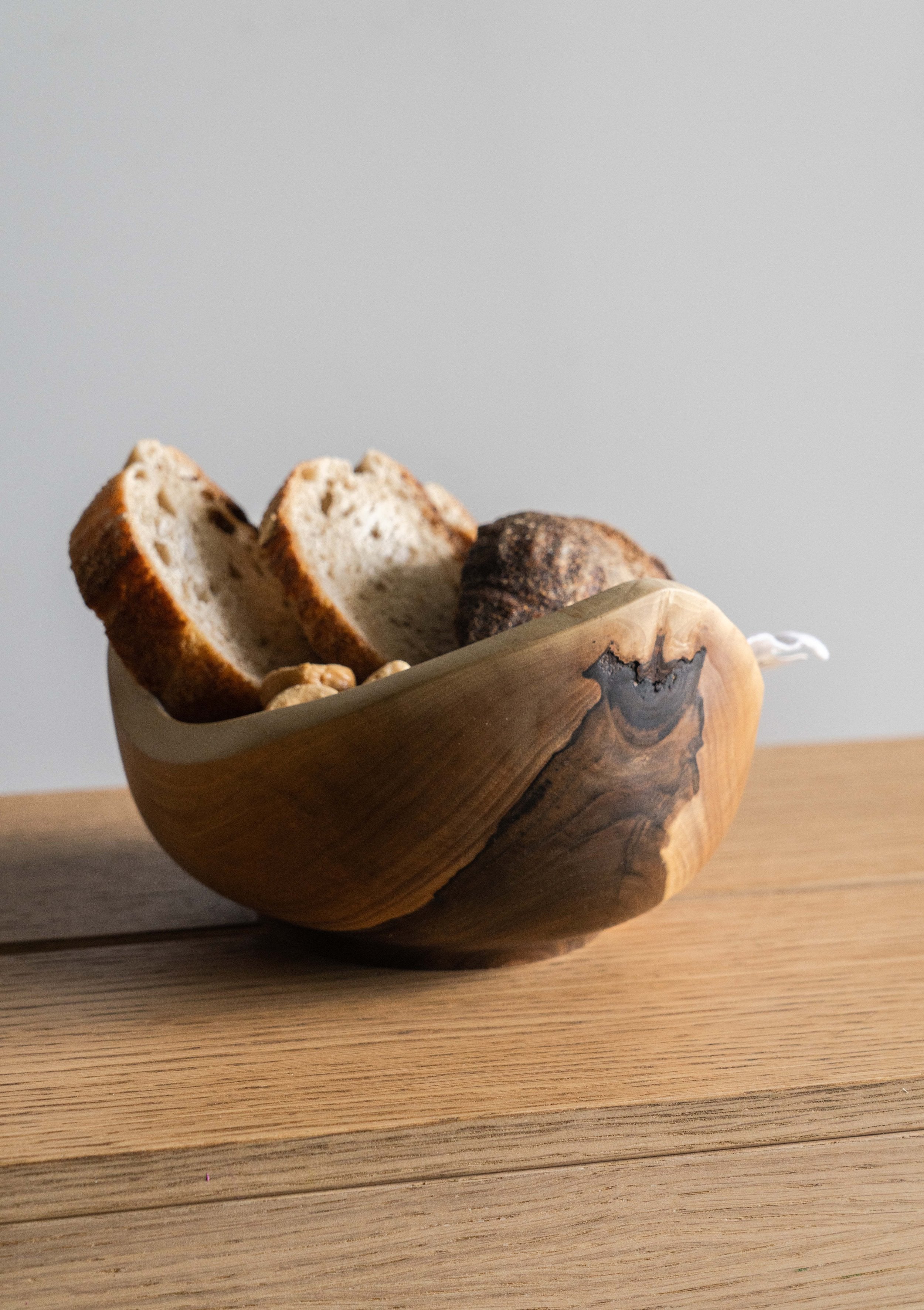Hand Carved Small Wooden Bowl
