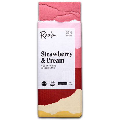 Raaka Strawberry & Cream bar!