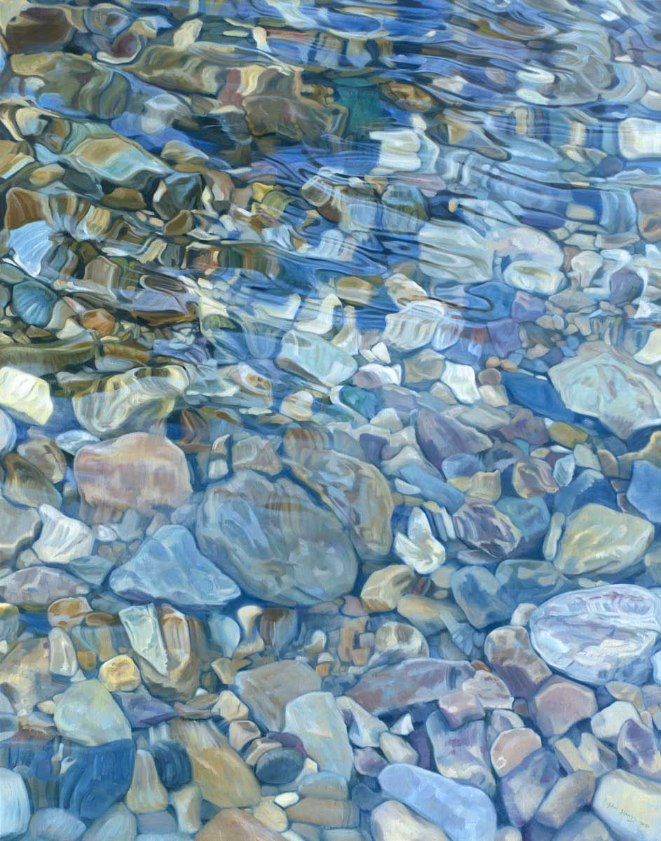 Streambed  II - Open Edition Canvas Print