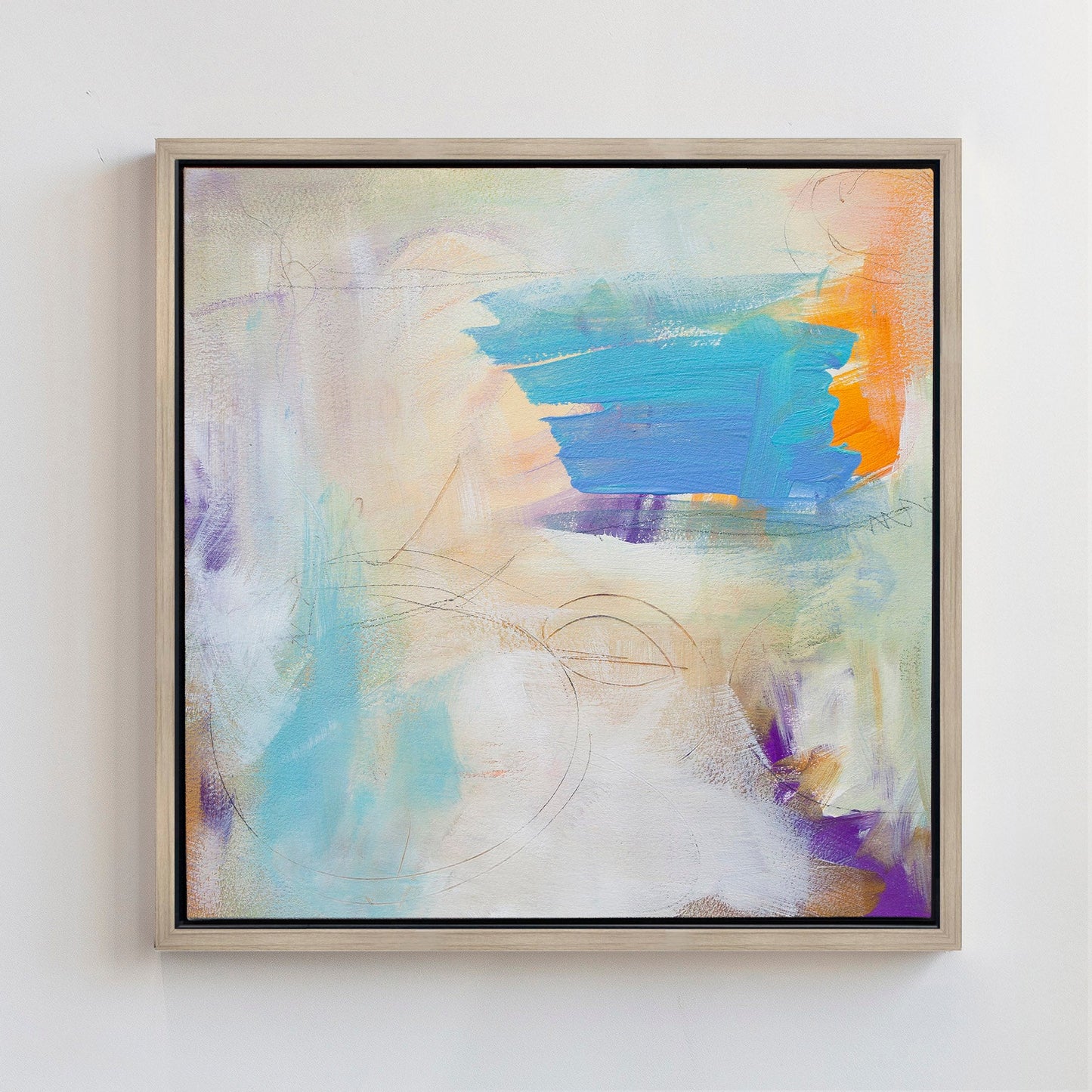Swimming in Light - Canvas Print