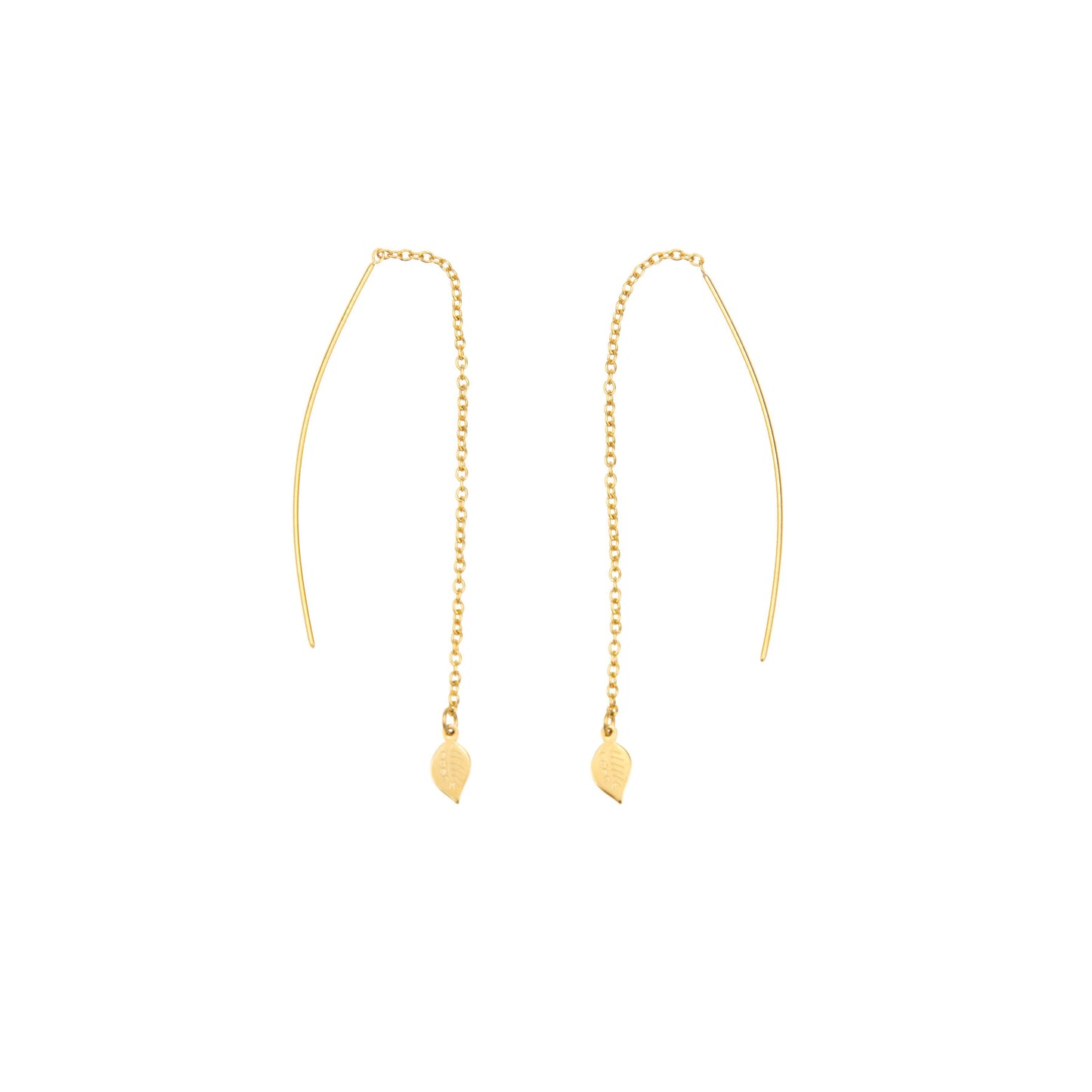Eden Leaf Drop Earrings