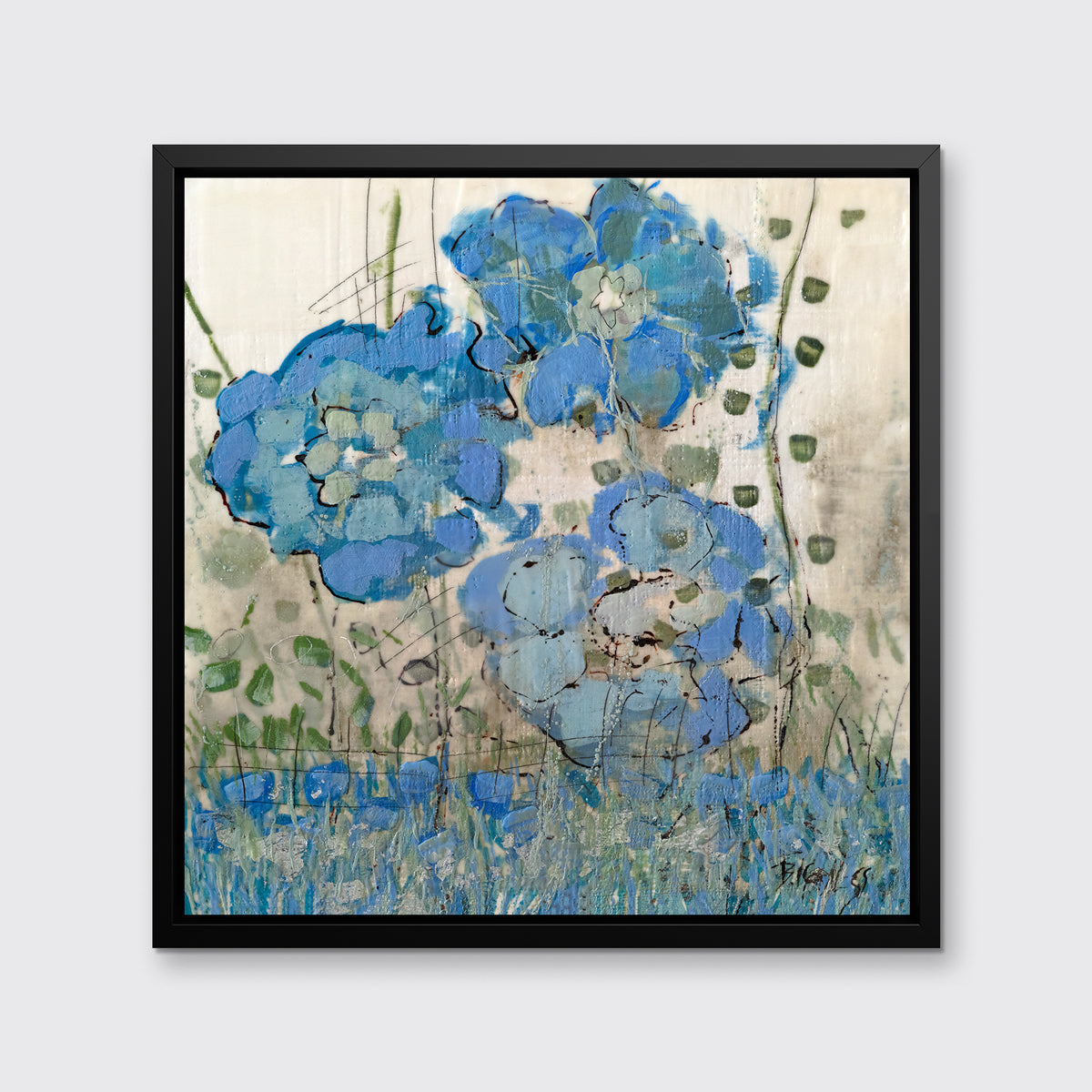Three Posies - Open Edition Canvas Print