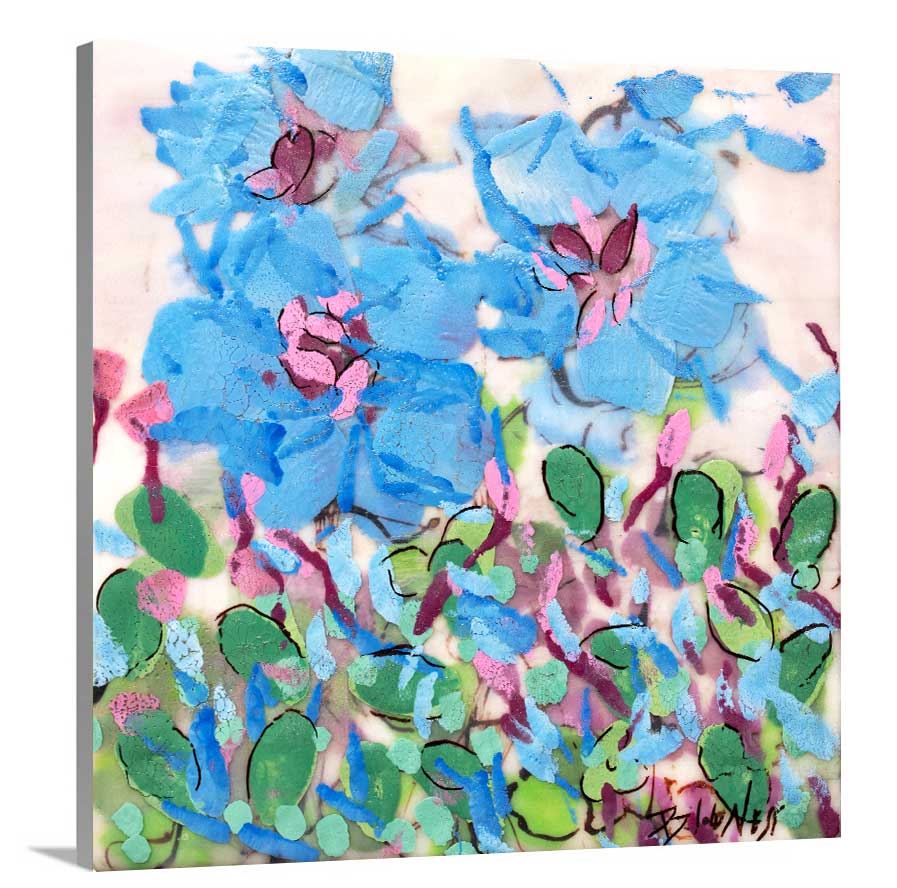 Three Posies I - Open Edition Canvas Print