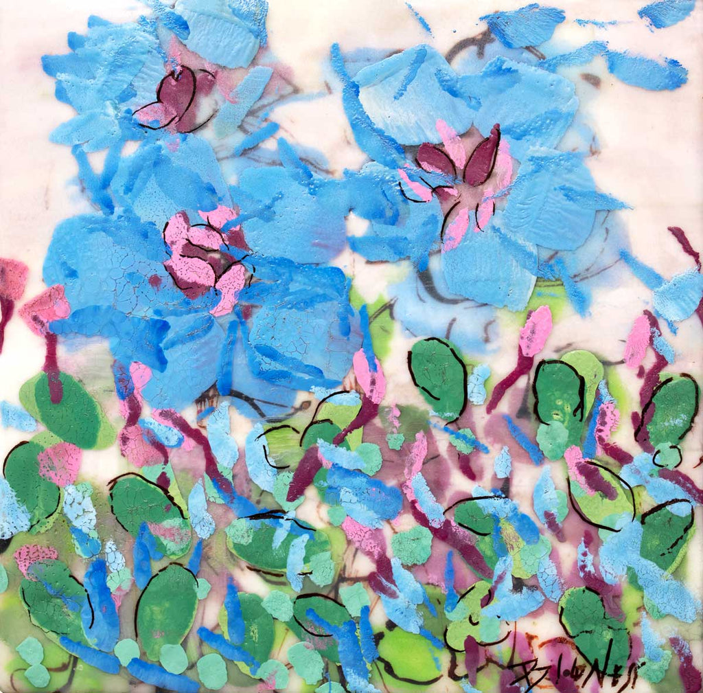 Three Posies I - Open Edition Canvas Print