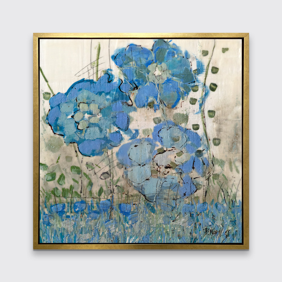 Three Posies - Open Edition Canvas Print