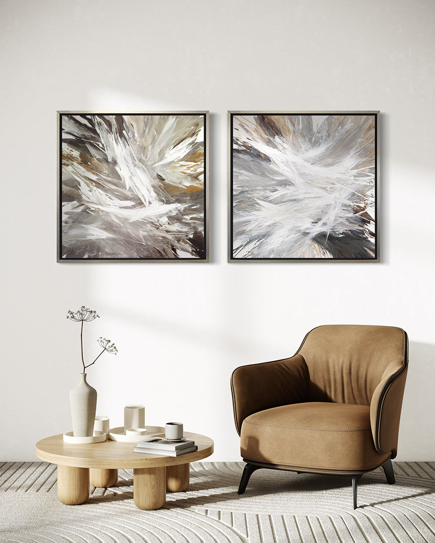 Today I Choose Palette Knives   III - Limited Edition Canvas Print