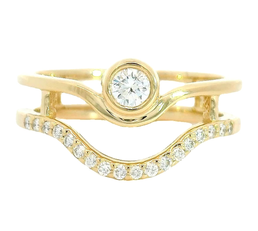 The Moon Canyon Diamond Ring