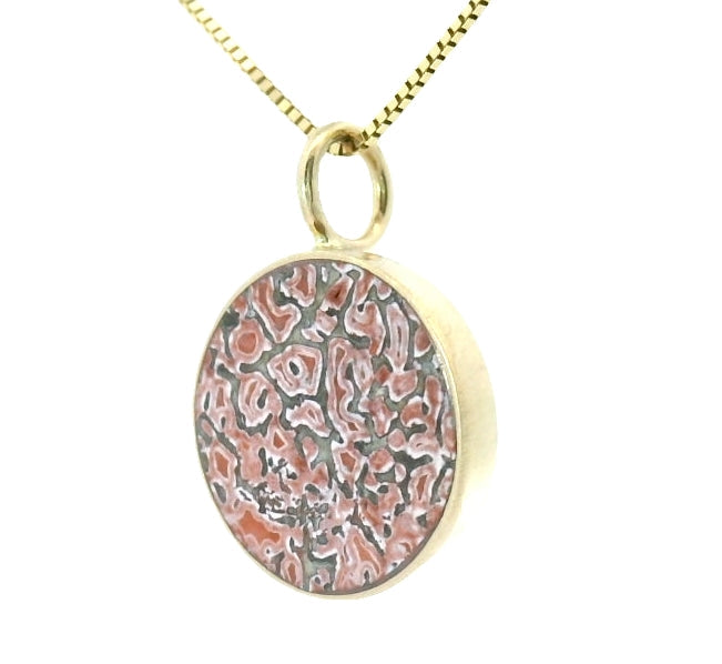 The Circ Necklace - Pink Dinosaur Bone