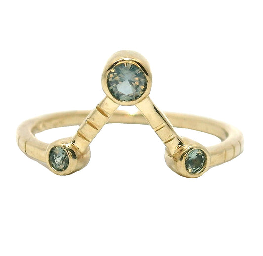 Rowen Ring - Montana Sapphire