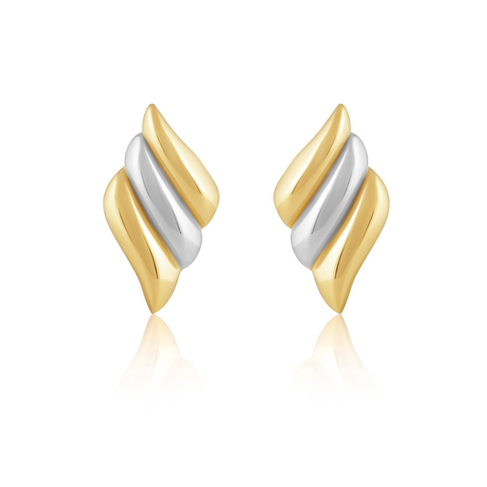 Heather Two Tone Statement Earirng