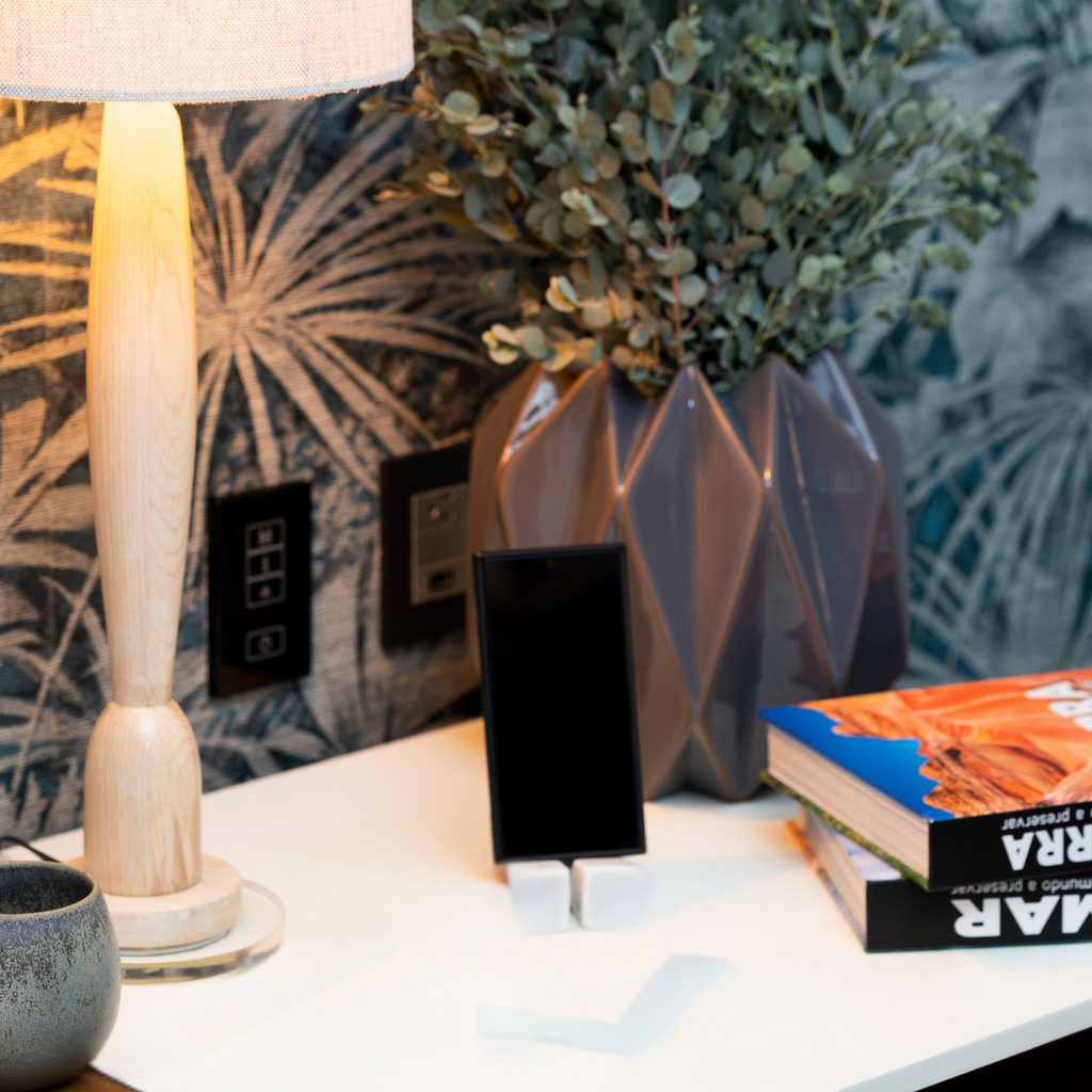 Rest and Recharge Marble Phone Stand