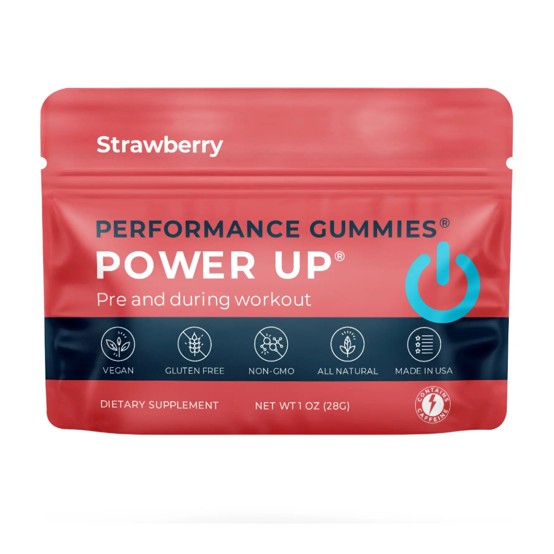 Strawberry Power Up Pre-Workout Supplements (12-Pack)