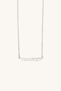 Warrior Script Necklace - Silver
