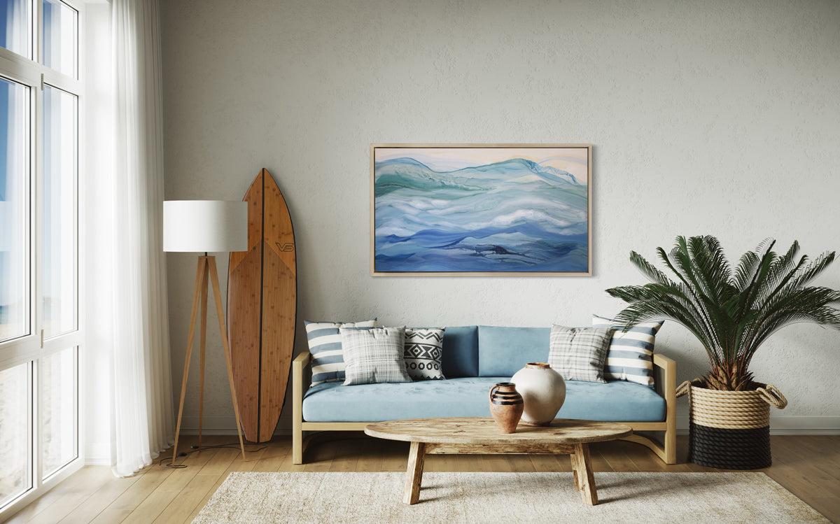 Surf Play - Open Edition Canvas Print