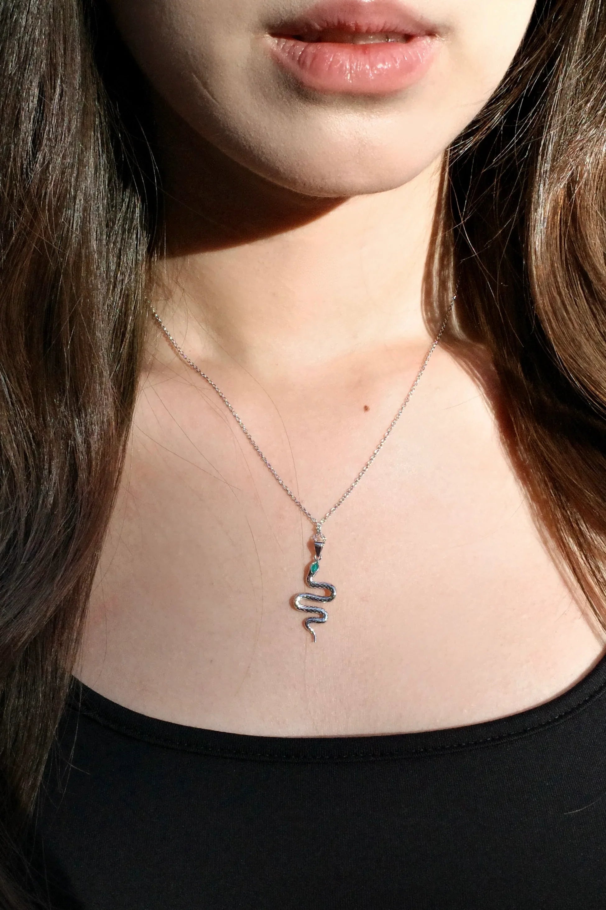 Serpent I — Limited Edition Snake Pendant Necklace