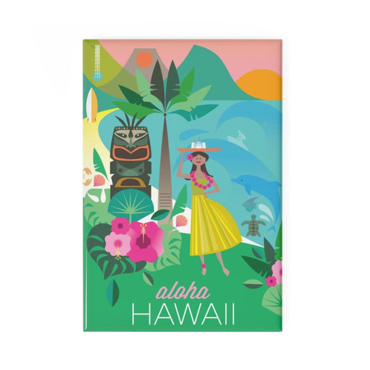 HAWAII ALOHA REFRIGERATOR MAGNET