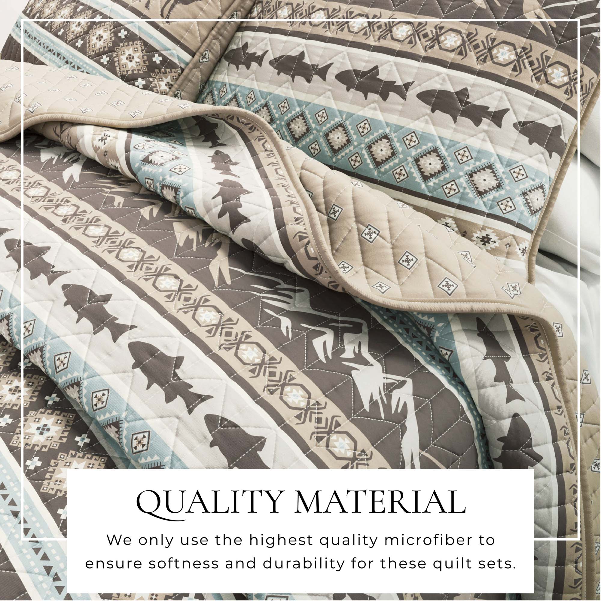 3-Piece Lodge Quilt - Yosemite Collection