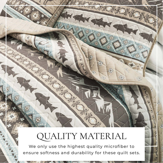 3-Piece Lodge Quilt - Yosemite Collection