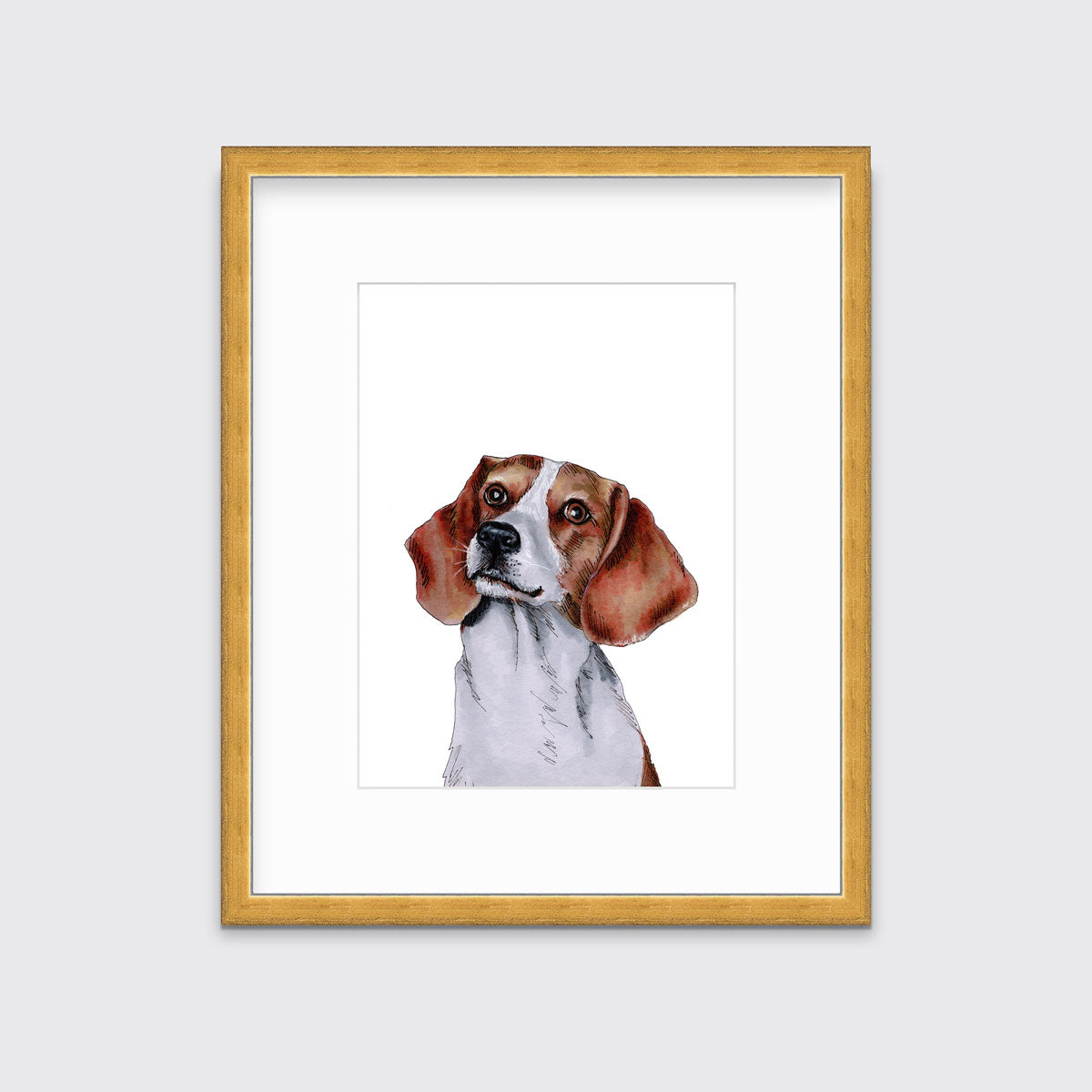 The Beagle - Open Edition Paper Print