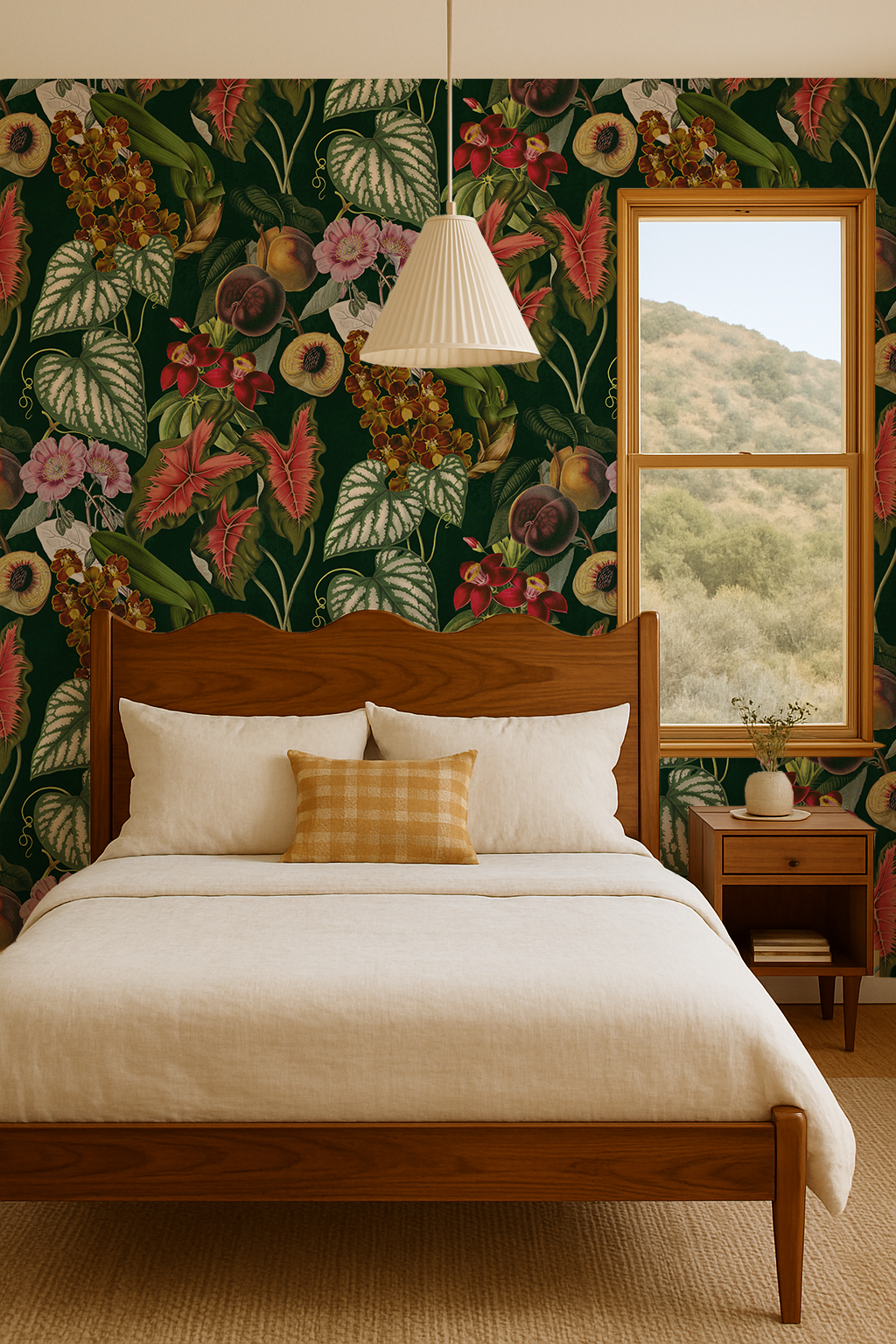 Cali Tropicale Wallpaper, green