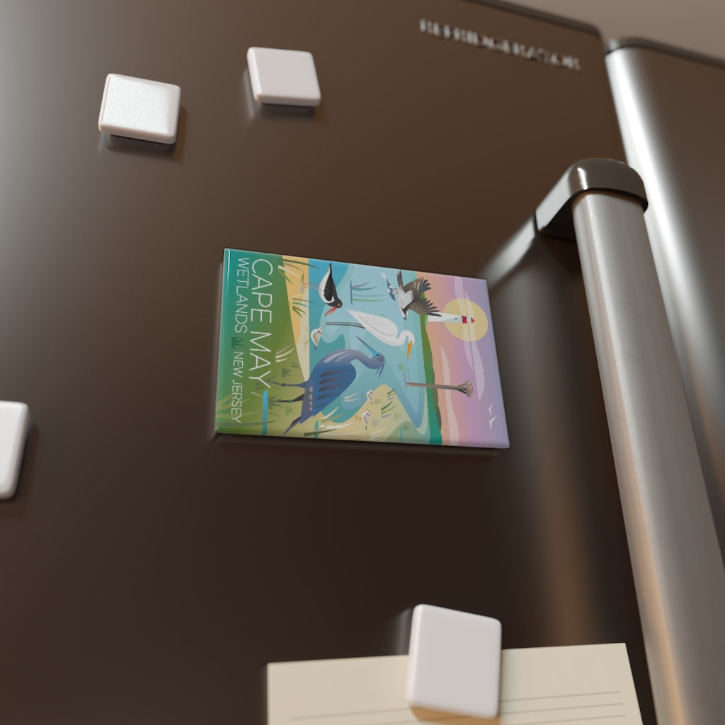 CAPE MAY WETLANDS REFRIGERATOR MAGNET