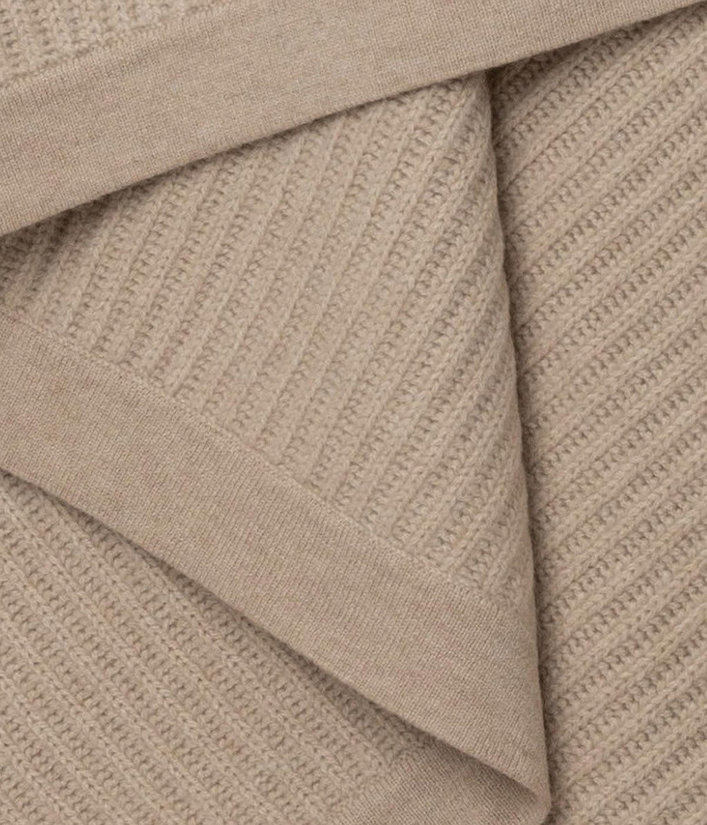 Fisherman's Knit Cashmere Throw