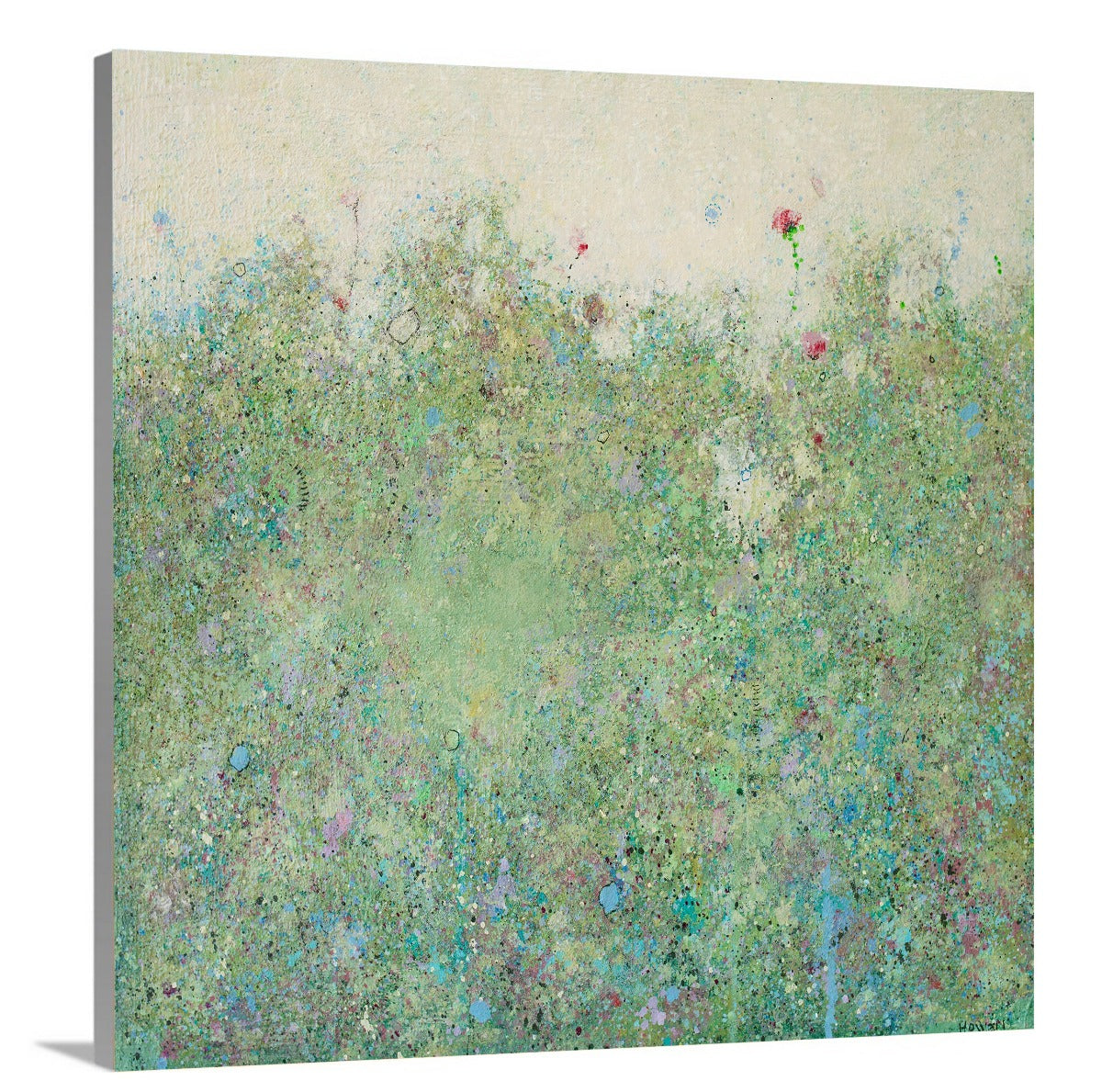 Blue Dot - Open Edition Canvas Print