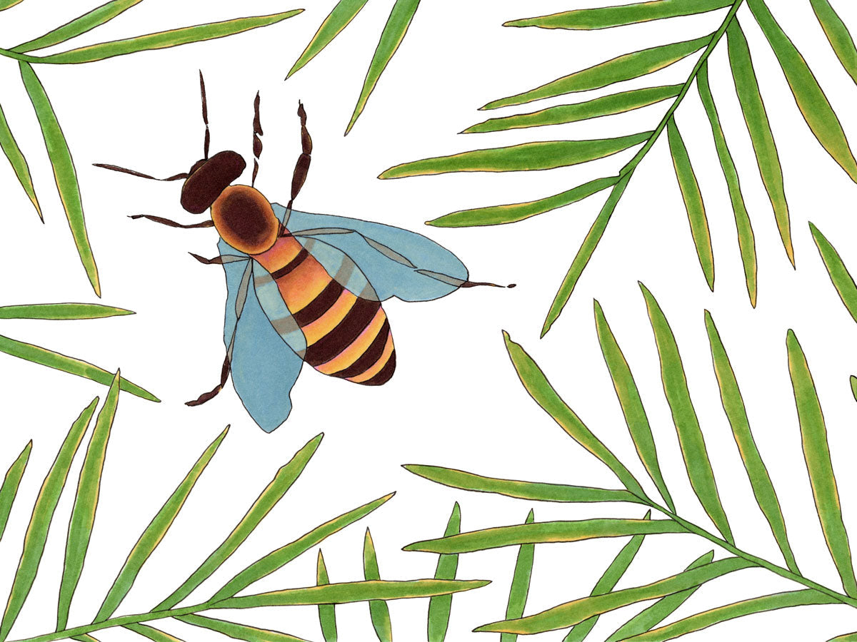 Bumbling - Open Edition Canvas Print