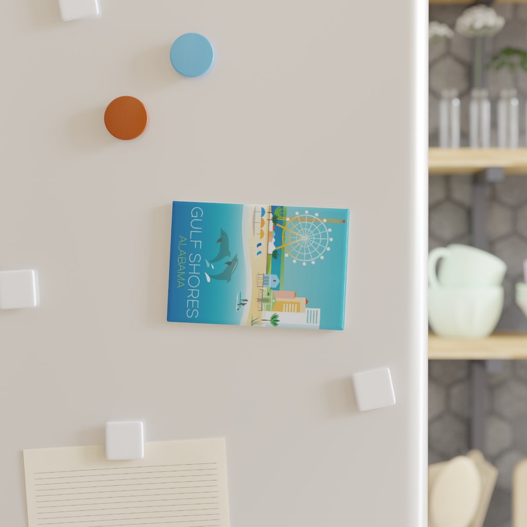 GULF SHORES REFRIGERATOR MAGNET