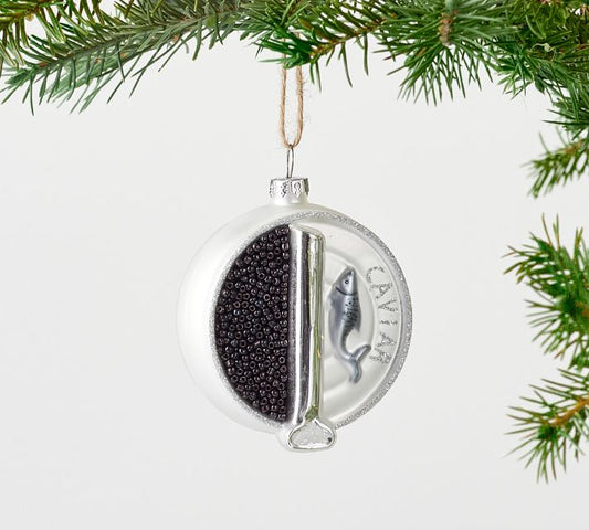 Silver "OT" Ornament