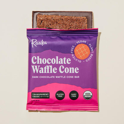 Chocolate Waffle Cone (Box of 10) - Raaka Chocolate