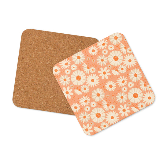 Desert Daisies | Cork-back coaster