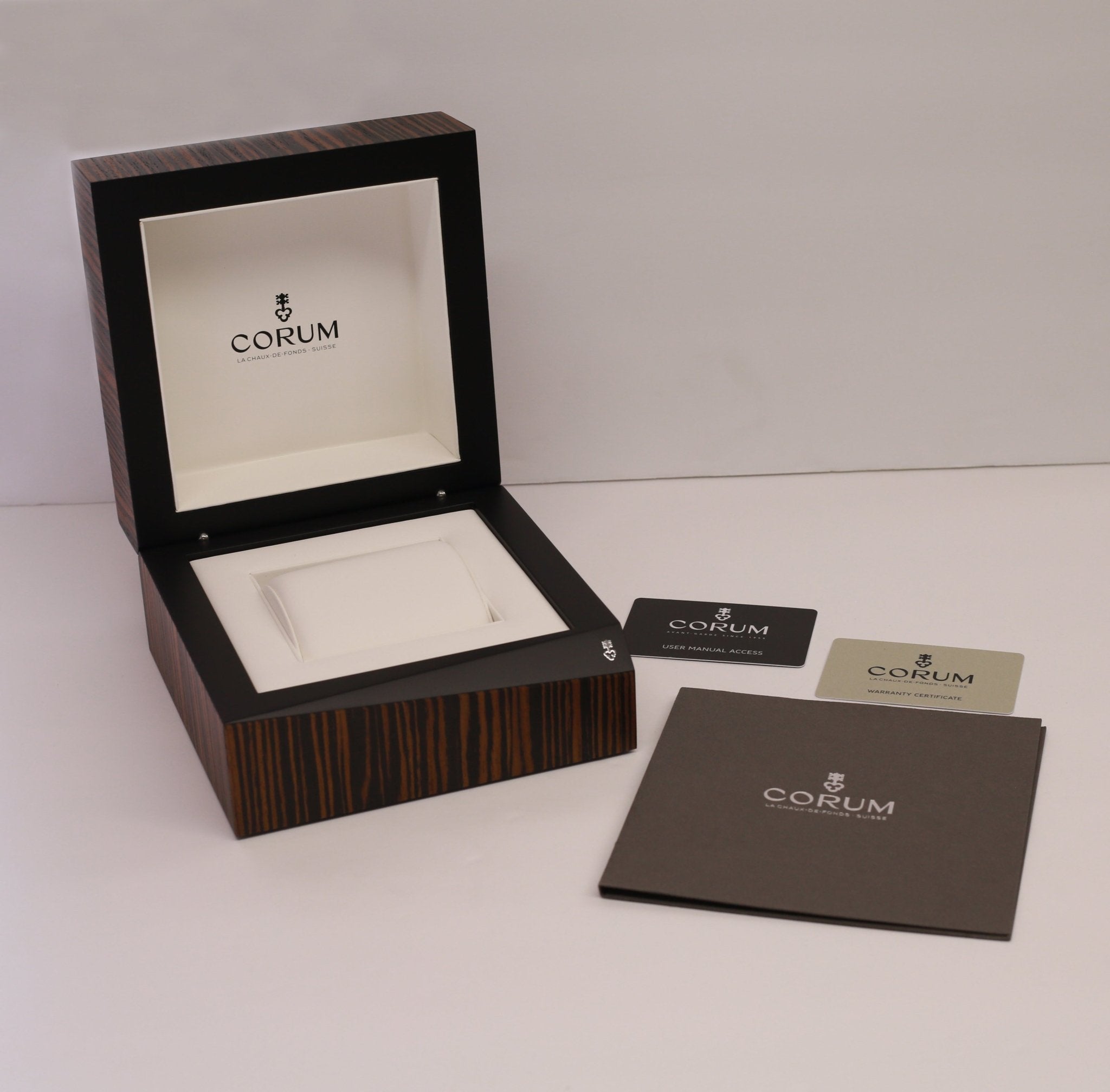 Corum Golden Bridge 39 Rainbow 18K White Gold Manual Wind Diamond Ladies Watch B113/03852