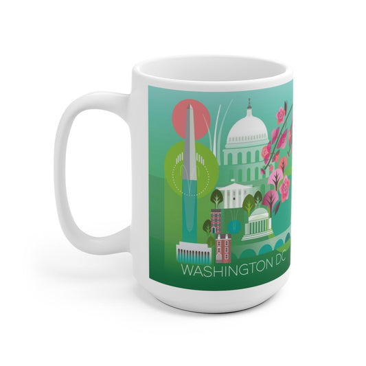 WASHINGTON, DC 11 OZ OR 15 OZ CERAMIC MUG